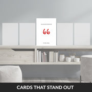 happy 66th birthday card male that stand out