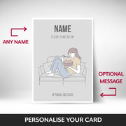 Personalised Get Well Cards for Woman - Thinking of You