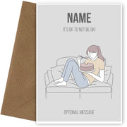 Personalised Get Well Cards for Women - It's OK to not be OK