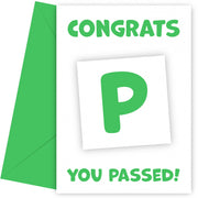 Funny Passed Driving Test Card - Congratulations on Passing Test (Theory & Practical)