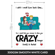 Personalised Turn Back Time Card (Crazy 1)