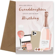Granddaughter Birthday Cards for Women - Granddaughter Female Adult - 20th 30th 40th Bday