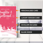 Main features of this christmas card for Daughter & Girlfriend