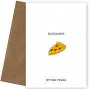 Peace on Earth Christmas Card (Pizza)