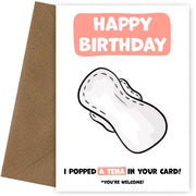 Funny Birthday Cards for Women, Mum, Sister or Auntie - Tena in Card