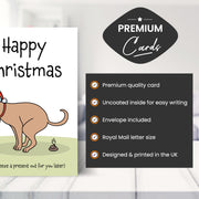 Main features of this dog christmas cards for her
