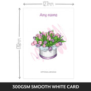 Birthdays Cards for Women - Pretty Bouquet of Tulips