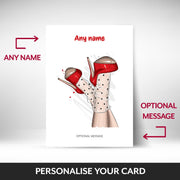 Girls Birthdays Cards - Pretty Red Shoes