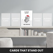 funny cat christmas card that stand out