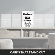 funny husband birthday card that stand out