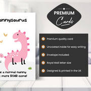Main features of this nanny birthday cards