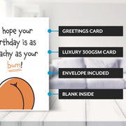 Main features of this rude birthday cards for women