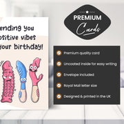 Main features of this sister birthday card adult funny