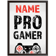 Pro Gamer - Gaming Print - PS Red