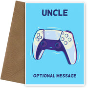 PS5 Controller Card for Uncle - Birthday / Christmas