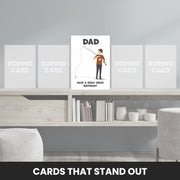 dad fishing card that stand out