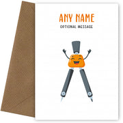 Personalised Card for Teachers (School Compass Character)