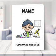 Scientist / Science Teacher Greetings Card