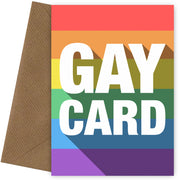 Gay Birthday Cards for Men or Women - LGBTQ+ Gay Wedding Cards for Mr & Mr or Mrs and Mrs