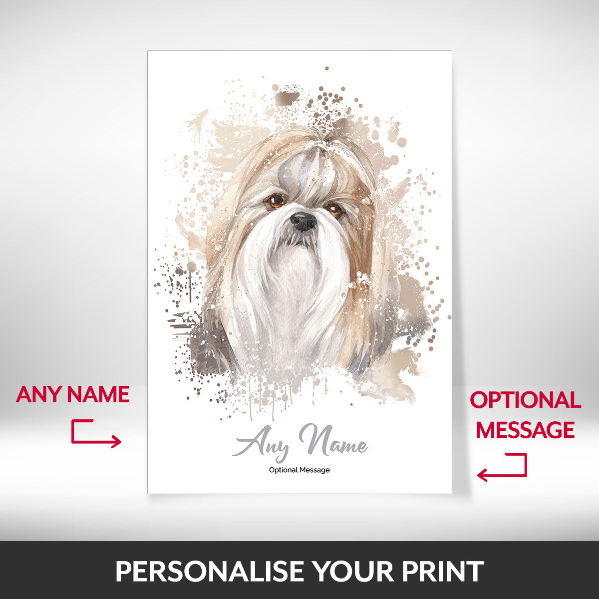 What can be personalised on this pet sympathy gift