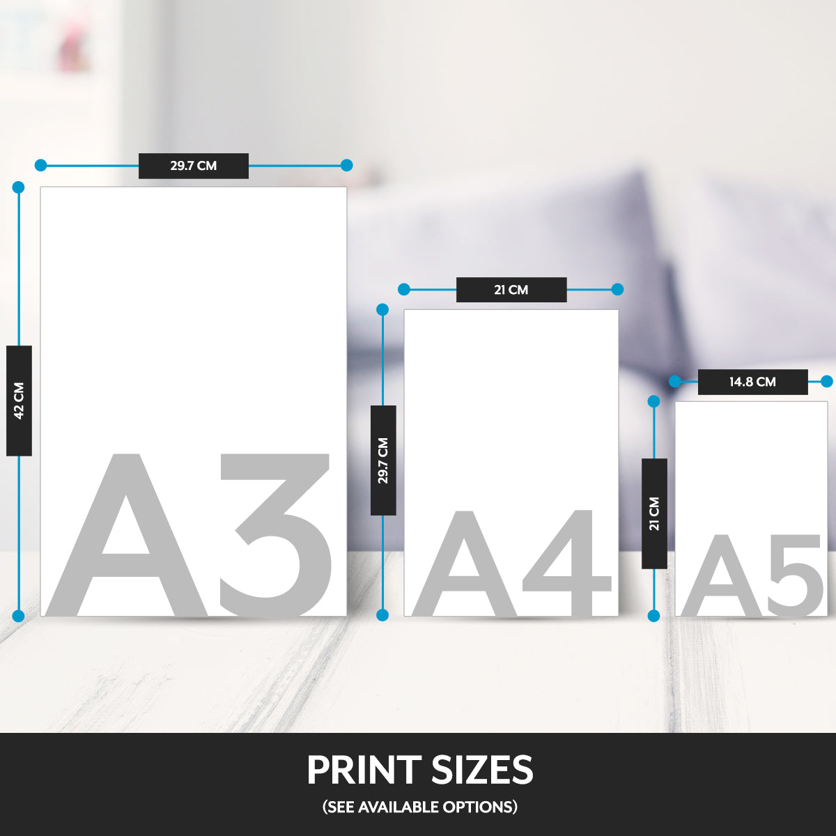 The size of this nursery decor is 7 x 5" when folded