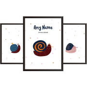 Boys Nursery Pictures - Cute Snail Print Set