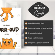 Main features of this very proud of you card