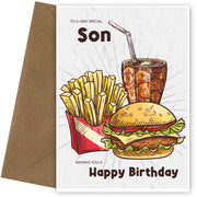 Son Birthday Card for Child, Adult on his 10th 11th 12th 13th 15th 16th Birthday