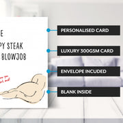 Main features of this steak and blowjob