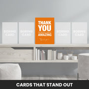thank you card single that stand out
