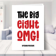 red 80 : The Big OMG! Birthday Card