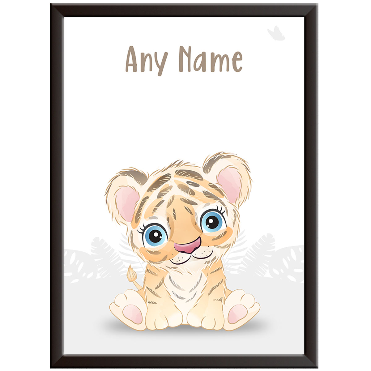 Personalised Nursery Safari Animal Print - Elephant