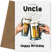 Uncle Birthday Card for an Adult Uncle on His 18th 20th 30th Birthday and more