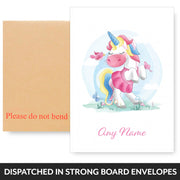 Unicorn Dancing Card