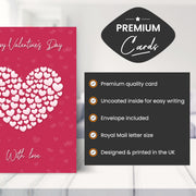 Main features of this valentines card girlfriend