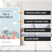 Main features of this christmas card for dad and boyfriend