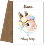 Lovely Easter Card - Watercolour Bunny D3