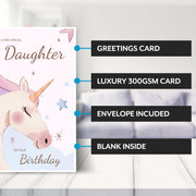 Main features of this daughter 6th birthday cards