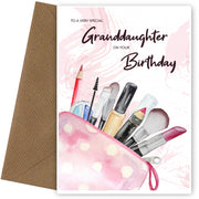 Nice Granddaughter Birthday Card for Adult and Teenagers - 16th 18th 21st 25th
