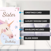 Main features of this sister 4th birthday cards