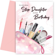 Nice Step Daughter Birthday Card for Adult and Teenagers - 13th 15th 16th 18th 21st 25th