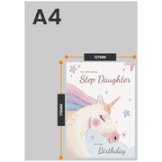 The size of this step daughter cards is 7 x 5" when folded