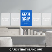 good luck in your new job card that stand out