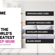Main features of this step mum card