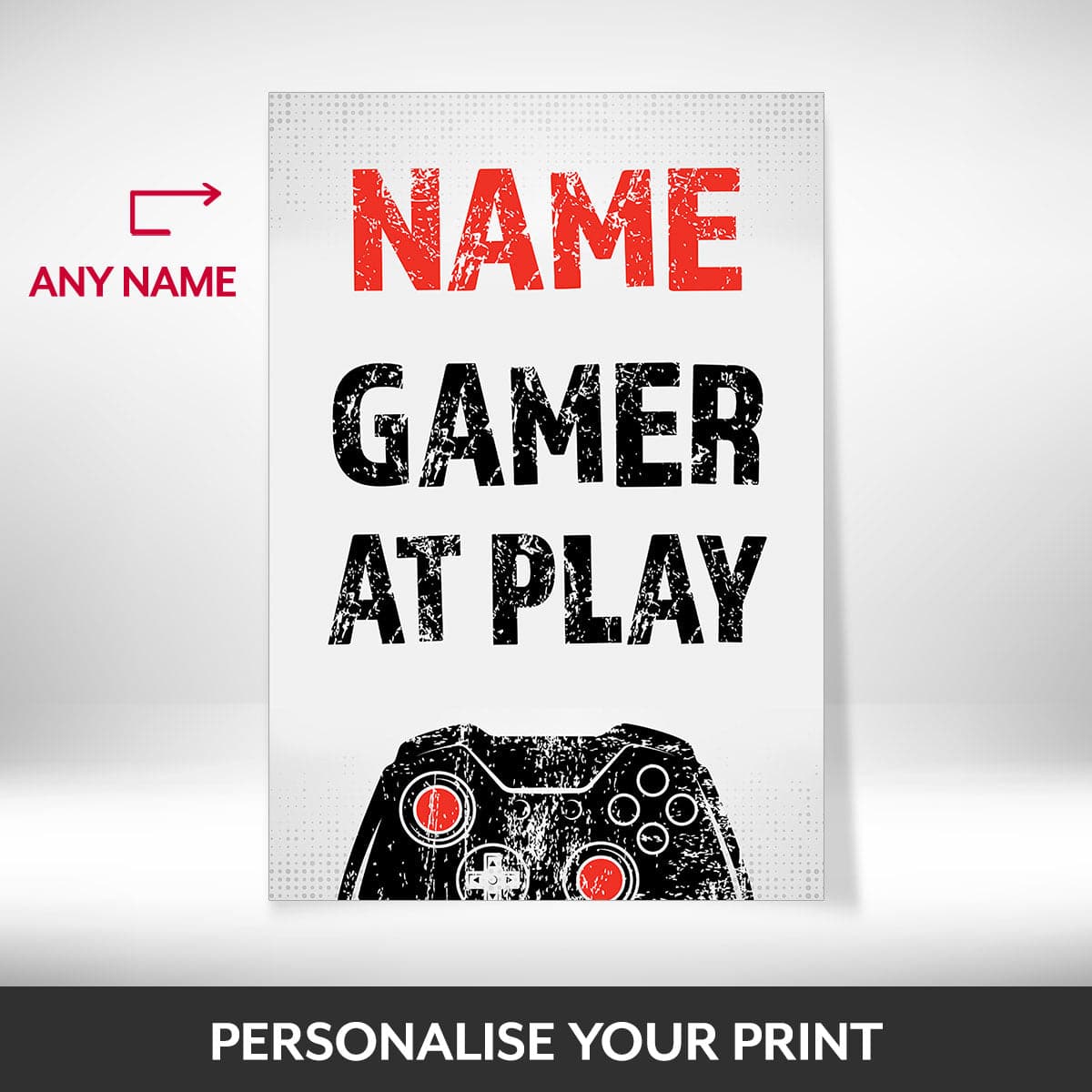 Gamer at Play - Gaming Print