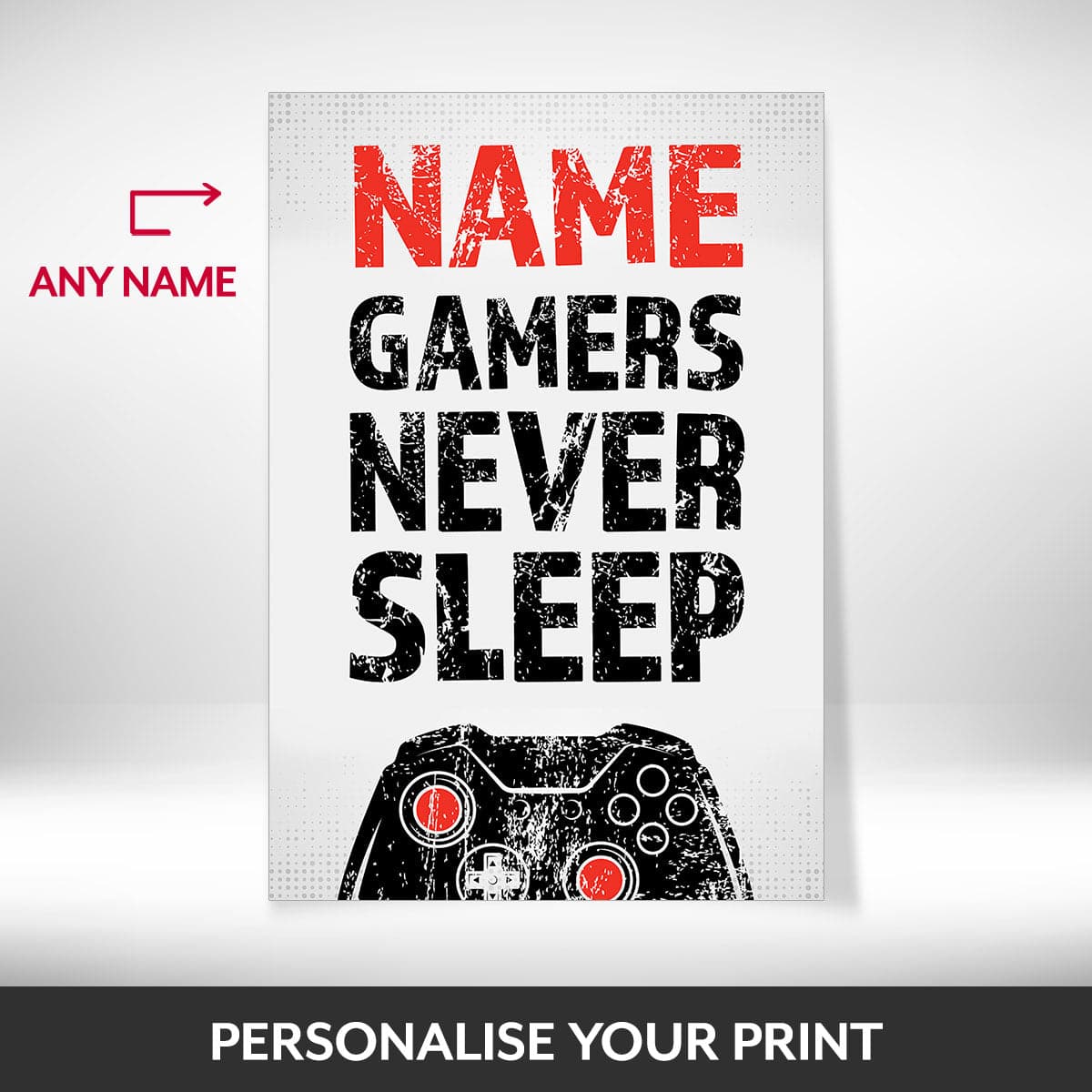 Gamers Never Sleep - Gaming Print