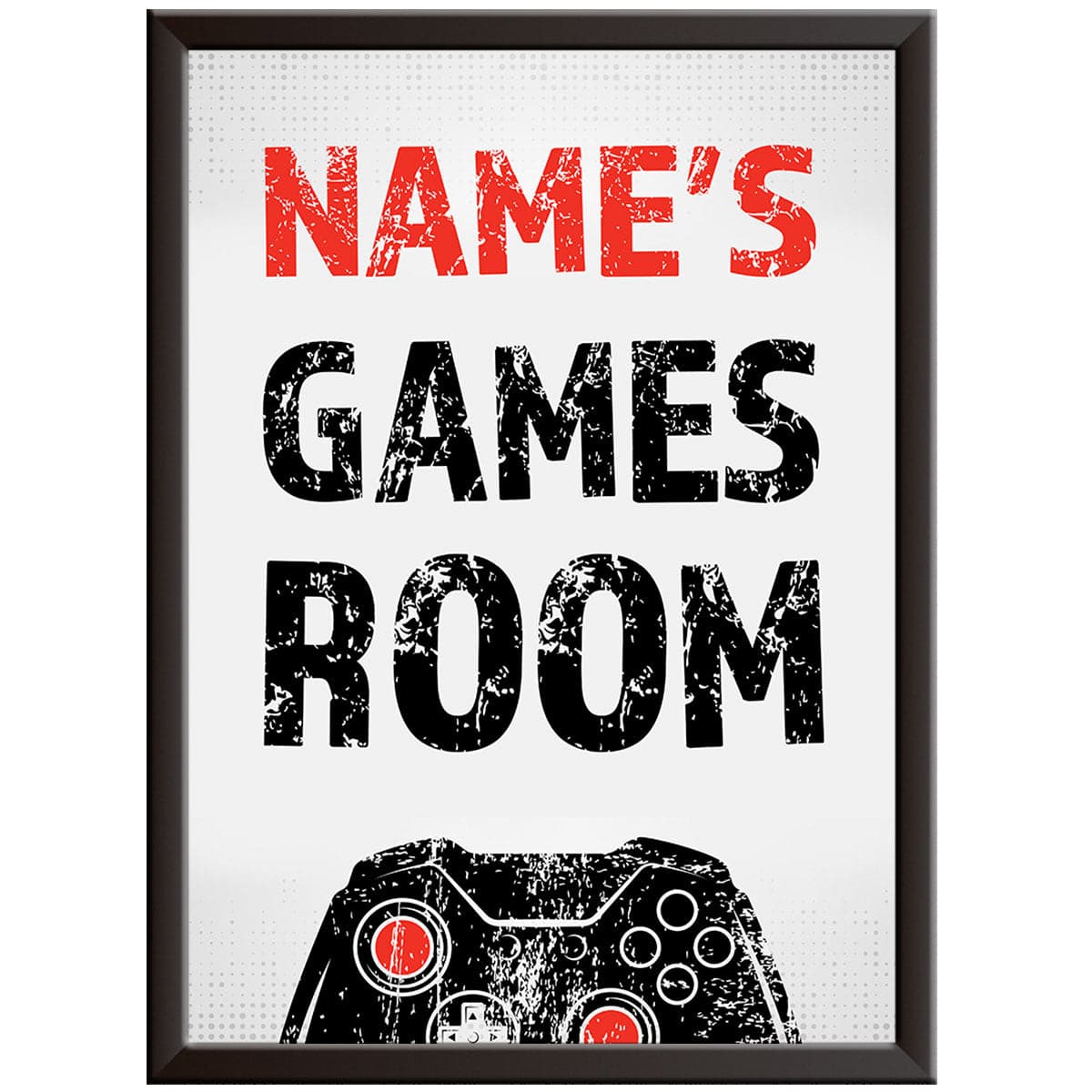 Gamers Games Room - Gaming Print