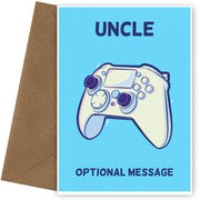 Xbox Controller Card for Uncle - Birthday / Christmas