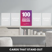 sister 100th birthday card that stand out