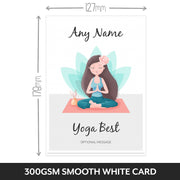 Yoga Best Card